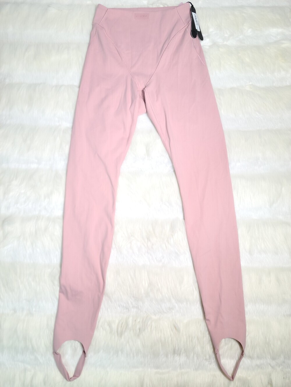 Nike SKIMS Matte V Panel Stirrup Legging Pink Himalayan Women XS NEW
